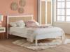 Land Of Beds Marsaille White Wooden Bed Frame1