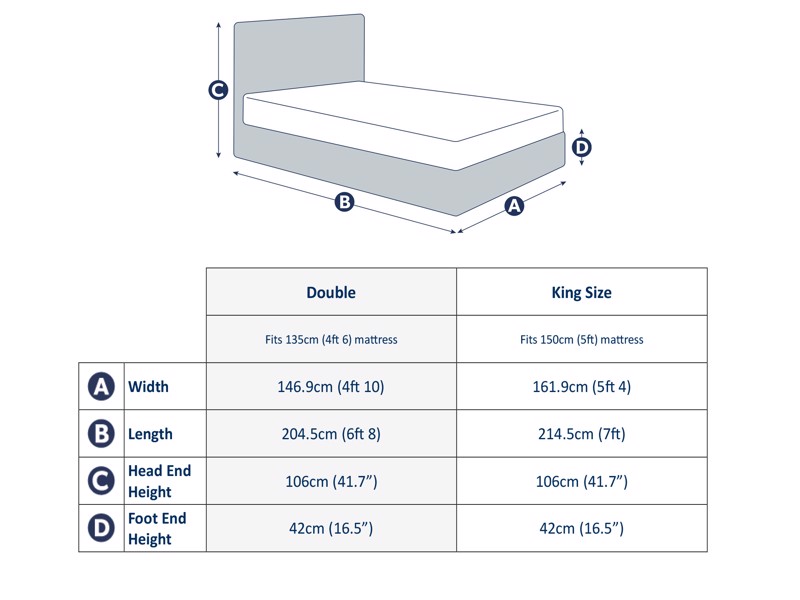 Land Of Beds Marsaille Oak Finish Wooden Ottoman Bed7