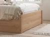 Land Of Beds Marsaille Oak Finish Wooden Ottoman Bed5