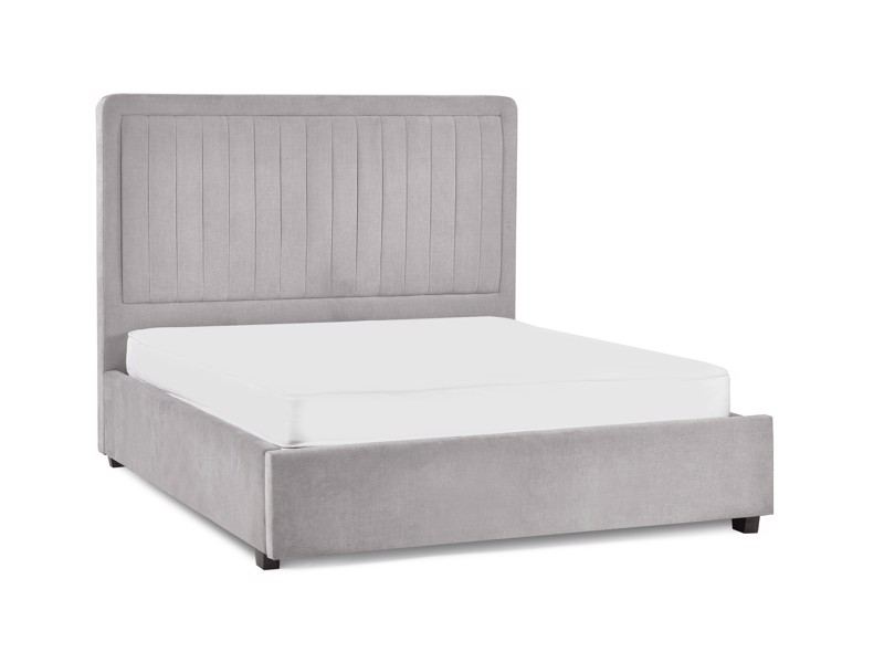 Land Of Beds Anderson Grey Fabric Bed Frame4