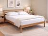 Land Of Beds Paxton Oak Finish Wooden Bed Frame1