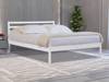 Land Of Beds Paxton White Wooden Bed Frame1