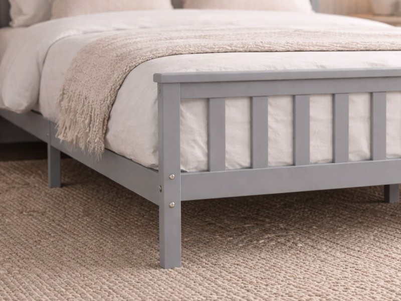 Land Of Beds Lannister Grey Wooden Bed Frame3