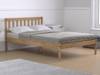 Land Of Beds Delamere Pine Wooden Double Bed Frame1