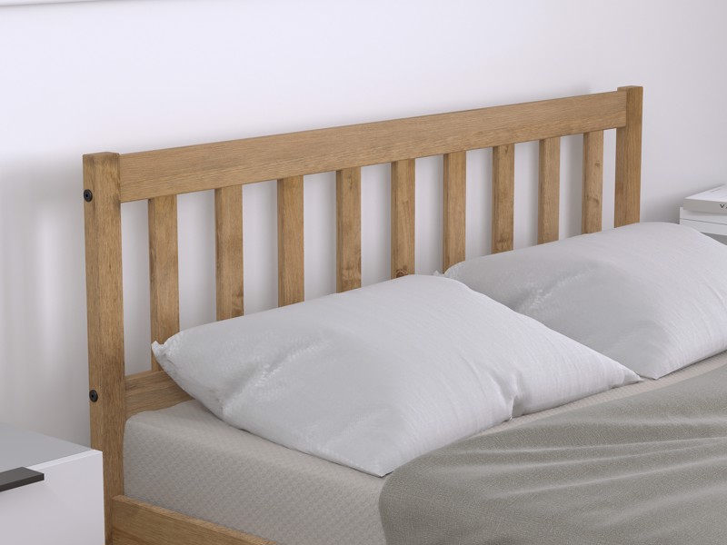 Land Of Beds Delamere Pine Wooden Bed Frame3