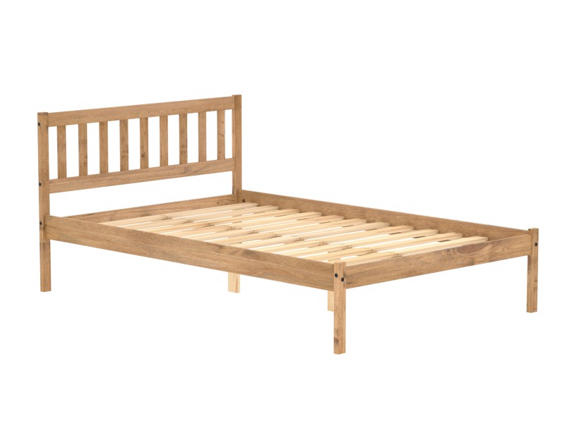 Land Of Beds Delamere Pine Wooden Bed Frame6