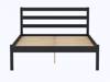 Land Of Beds Byron Black Wooden Bed Frame4