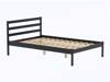 Land Of Beds Byron Black Wooden Bed Frame5