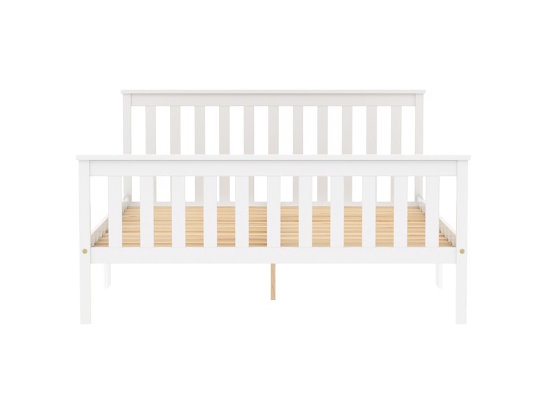 Land Of Beds Albury White Wooden Bed Frame5