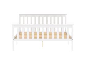 Land Of Beds Albury White Wooden Bed Frame5