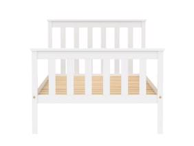 Land Of Beds Albury White Wooden Bed Frame5