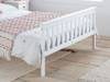 Land Of Beds Albury White Wooden Bed Frame3