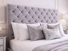 Land Of Beds Fern Fabric Bed Frame3