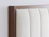 Land Of Beds Elsey White Fabric Bed Frame3