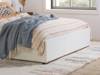 Land Of Beds Elsey White Fabric Bed Frame4