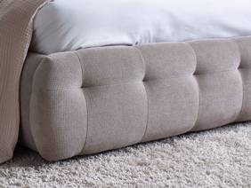 Land Of Beds Everett Taupe Fabric Bed Frame6