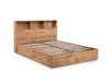 Land Of Beds Samson Oak Finish Ottoman Bed7