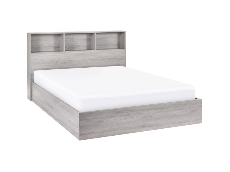 Land Of Beds Samson Grey Oak Finish Wooden Ottoman Bed3
