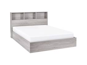 Land Of Beds Samson Grey Oak Finish Wooden Ottoman Bed7
