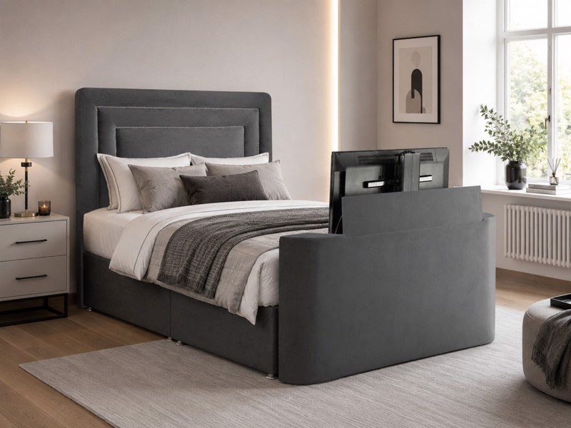 Land Of Beds Penelope Fabric TV Bed1