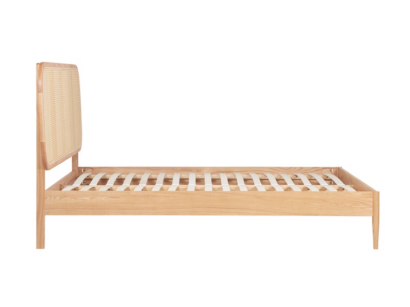 Land Of Beds Brisbane Rattan Oak Bed Frame4