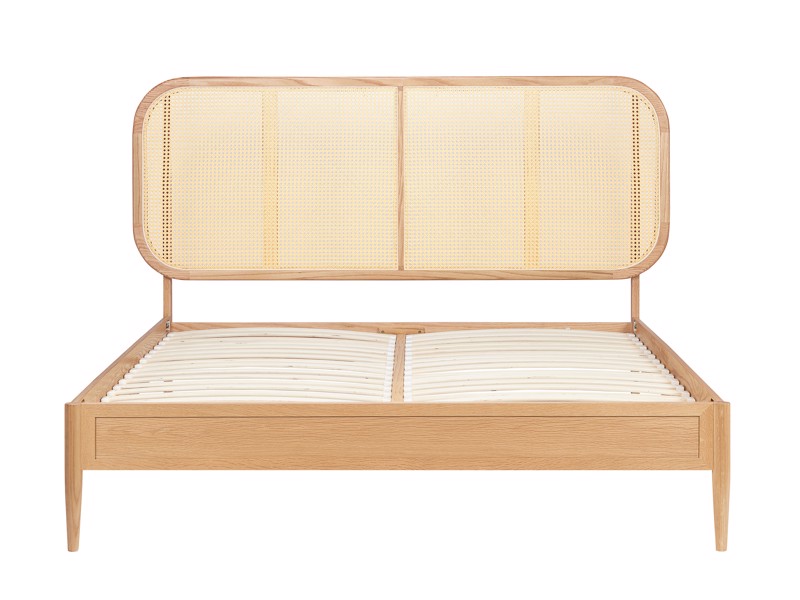 Land Of Beds Brisbane Rattan Oak Bed Frame9