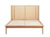 Land Of Beds Portland Oak Rattan Bed Frame6