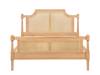 Land Of Beds Lismore Oak Rattan Bed Frame6