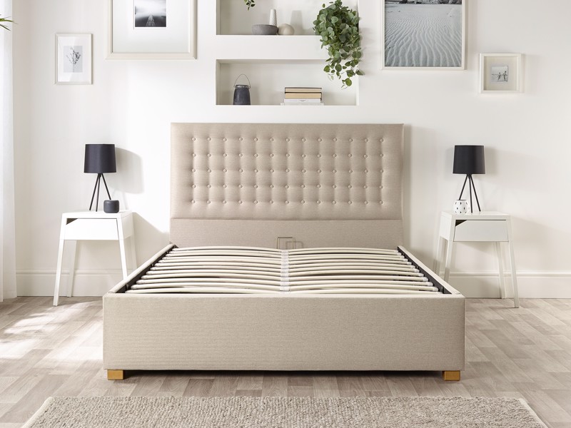 Land Of Beds Lana Fabric Ottoman Bed6