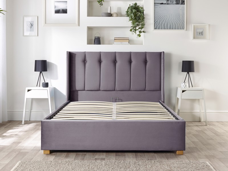 Land Of Beds Isla Fabric Ottoman Bed6