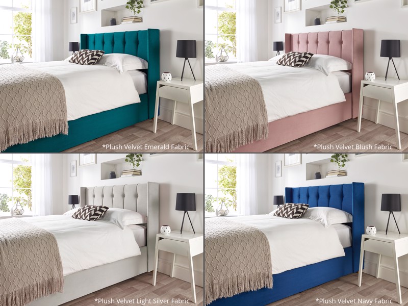 Land Of Beds Isla Fabric Ottoman Bed7