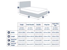 Land Of Beds Dahlia Fabric Ottoman Bed9