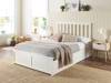 Land Of Beds Ivy White Wooden Ottoman Bed1