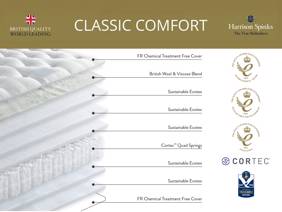 Harrison Spinks Classic Comfort Super King Size Mattress5