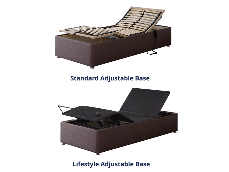 Land Of Beds Clover Fabric Small Single Bed Frame4
