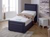 Land Of Beds Clover Fabric Small Single Bed Frame1