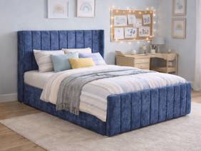 Land Of Beds Flora Fabric Bed Frame1