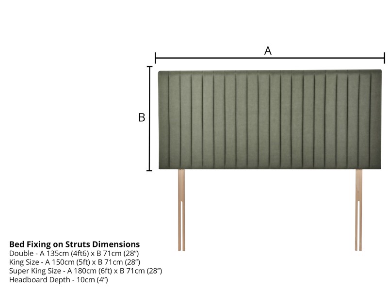 Rest Assured Dusk Super King Size Headboard3