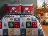 Catherine Lansfield Christmas Advent Calendar Double Duvet Cover Set1