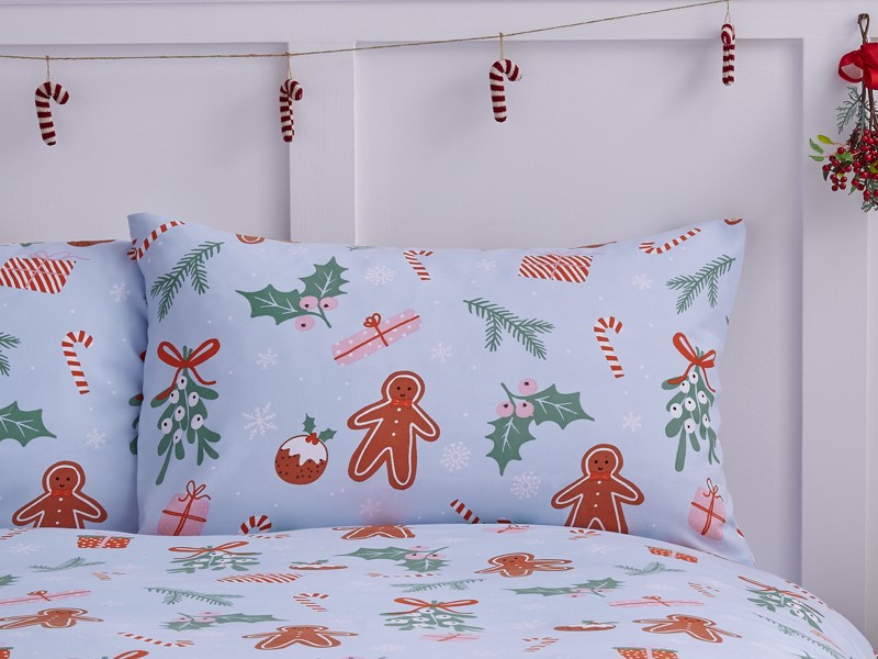 Catherine Lansfield Christmas Gingerbread Duvet Cover Set2