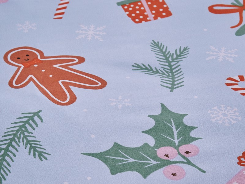 Catherine Lansfield Christmas Gingerbread Duvet Cover Set6