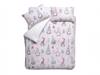 Catherine Lansfield Christmas Festive Gnomes Pink Duvet Cover Set3