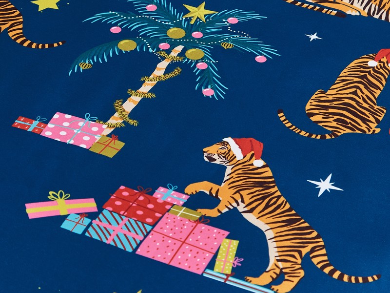 Catherine Lansfield Christmas Tiger Single Duvet Cover Set4