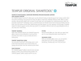 Tempur Original Queen SmartCool Medium Pillow7