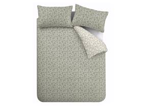 Bianca Fine Linens Shadow Leaves Green Duvet Cover Set3