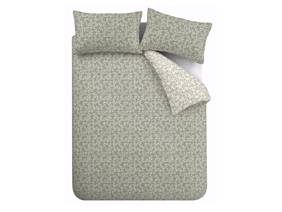 Bianca Fine Linens Shadow Leaves Green Duvet Cover Set5