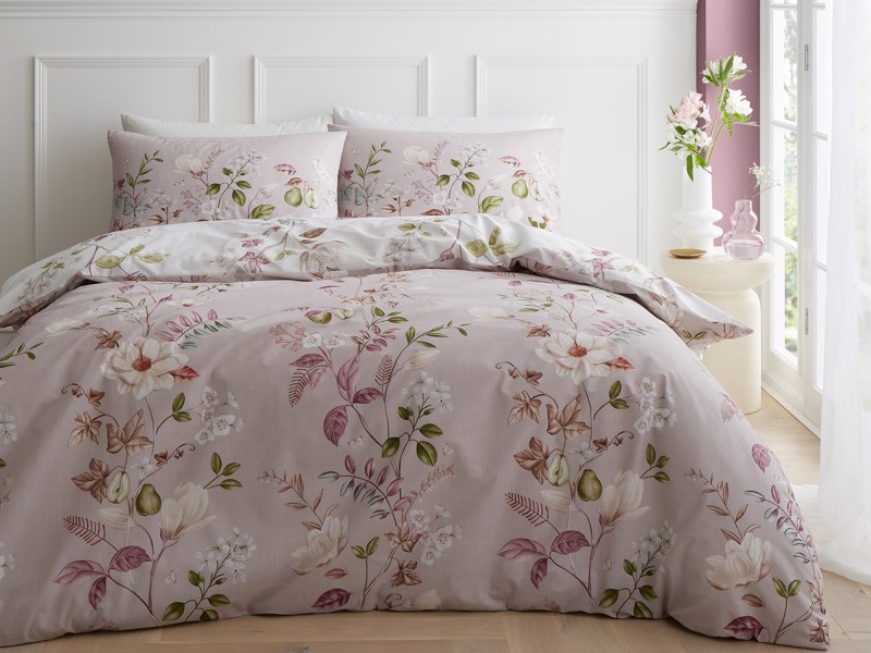 Bianca Fine Linens Francesca Floral Super King Size Duvet Cover Set2