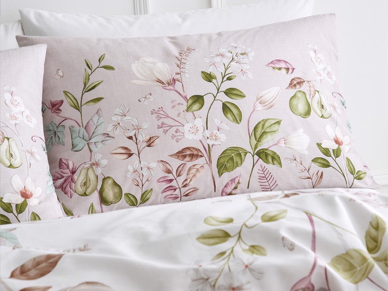 Bianca Fine Linens Francesca Floral Super King Size Duvet Cover Set5