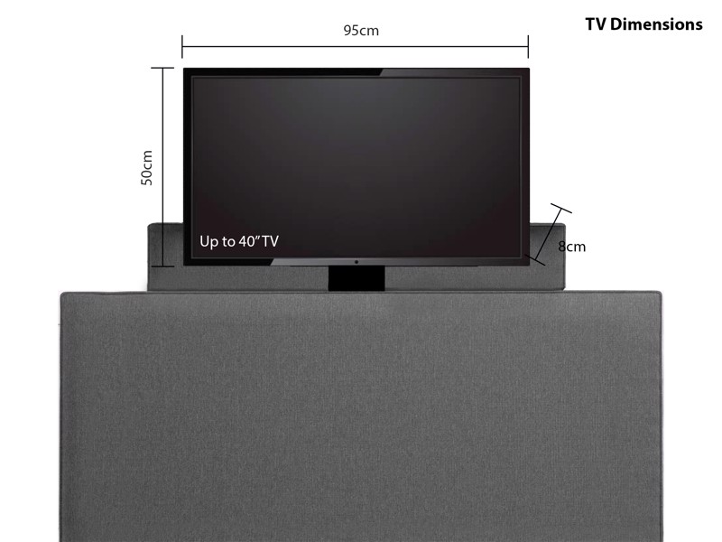 Land Of Beds Hazel Fabric TV Bed9