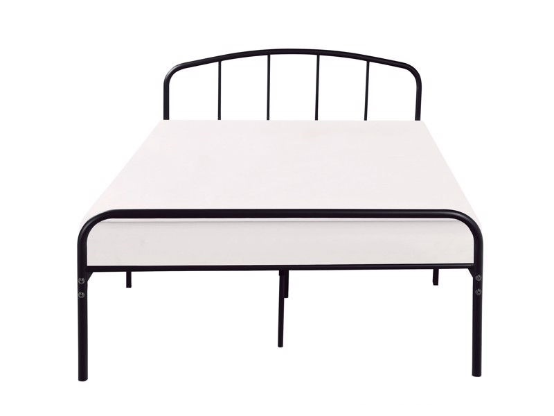 Land Of Beds Nico Black Metal Small Double Bed Frame3